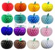 (image for) Tissue Paper Pumpkin Decoration, 10 Inch, ALL COLORS (12 pcs)