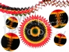 6-piece Kwanzaa Honeycomb Decoration Set - BULK PACK OF 6 KITS