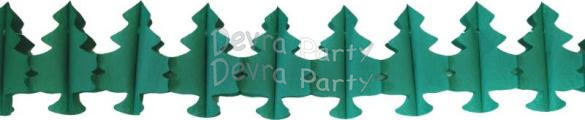 (image for) 12 Foot Tissue Paper Tree Garland (6 pcs)