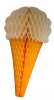 Classic Ivory 20 Inch Tissue Paper Ice Cream Cones (6 pieces)