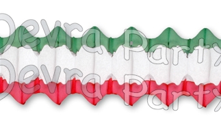 Christmas Red/White/Green Arch Garland (12 pcs) - Click Image to Close
