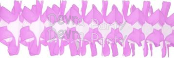 (image for) 12 Foot Lavender Spider Fringe Garland (12 pcs)