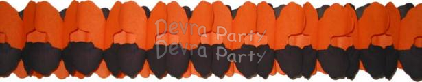 (image for) 12 Foot Halloween Cross Garland Decoration (12 pcs)