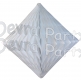 White Hanging Diamond Decoration (12 pcs)