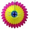(image for) Hanging Fanburst Decoration Multi Color (12 pcs)