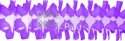 (image for) 12 Foot Purple Spider Fringe Garland (12 pcs)