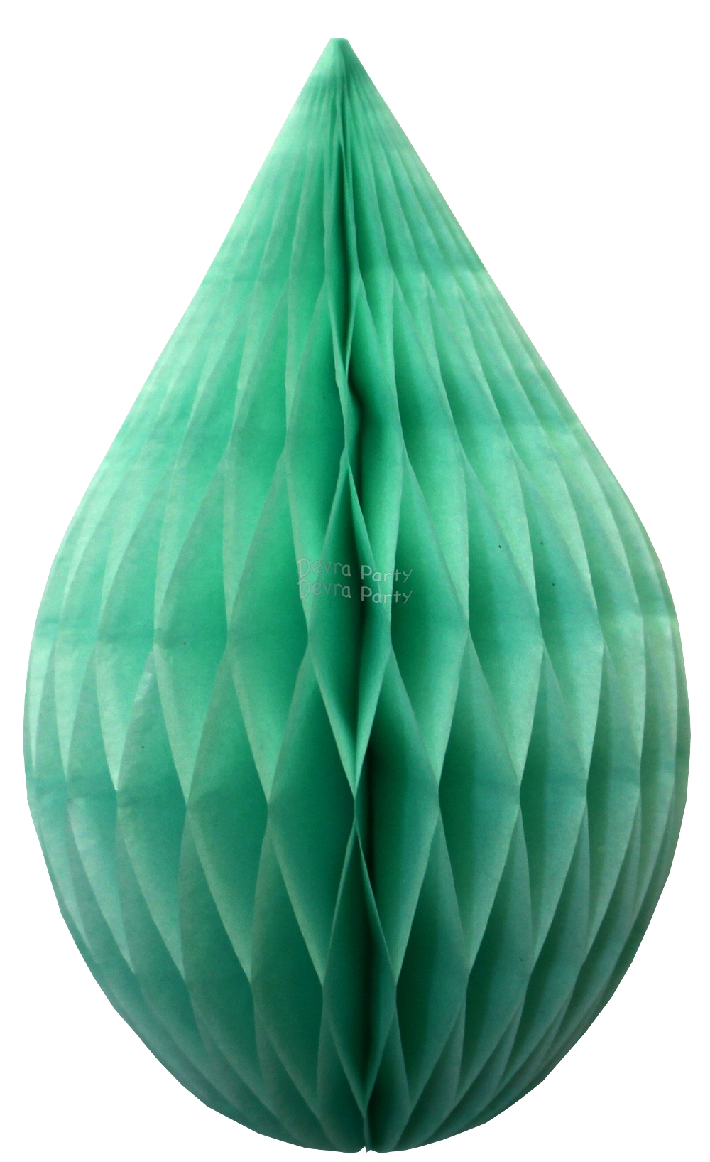 (image for) 5 Inch Mint Green Rain Drop Ornament Decoration (12 pcs)
