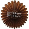 (image for) Tissue Fanburst Decoration Brown (12 pcs)