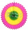 (image for) 27 Inch Deluxe Fan Cerise Yellow Green (12 pcs)