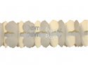 (image for) 12 Foot Cross Garland Decoration Classic Ivory - Solid (12 pcs)