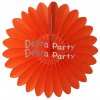 (image for) Honeycomb Fanburst Decoration Orange (12 pcs)
