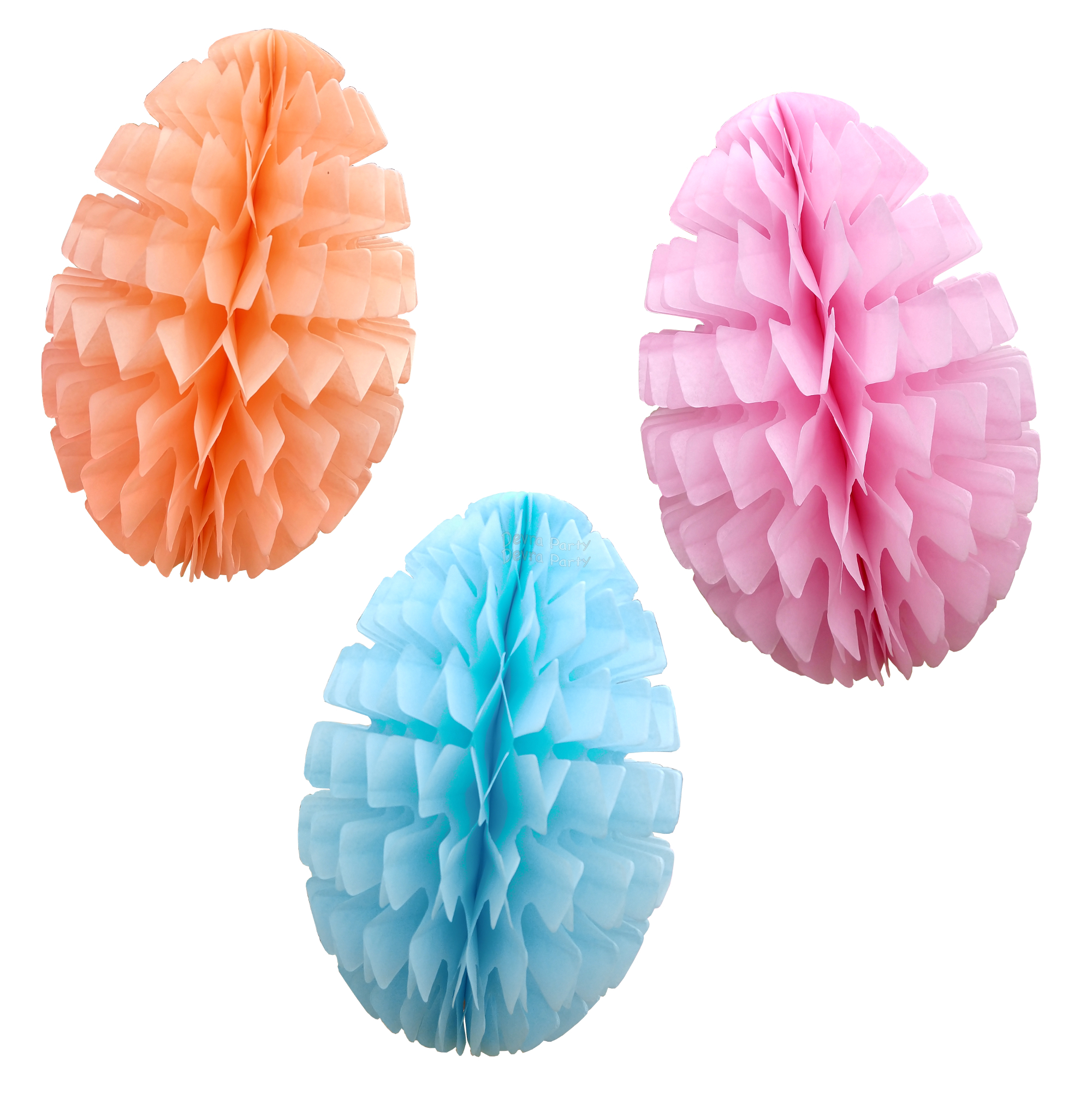 (image for) Honeycomb Easter Egg Solid 16 inch (12 pcs)