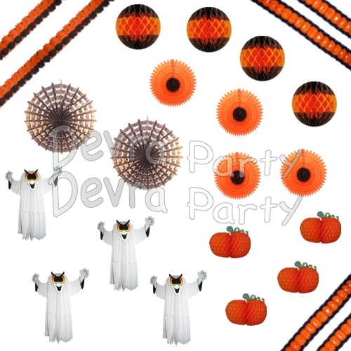 Halloween Decorations Kit (24 Pieces) - Click Image to Close