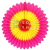 (image for) 27 Inch Deluxe Fan Cerise Yellow Orange (12 pcs)
