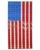 (image for) Large US FLAG Honeycomb Party Decoration - single piece