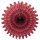 Maroon 18 Inch Hanging Party Fans (12 pieces)