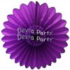 (image for) Purple Tissue Paper Fanburst Decoration (12 pcs)