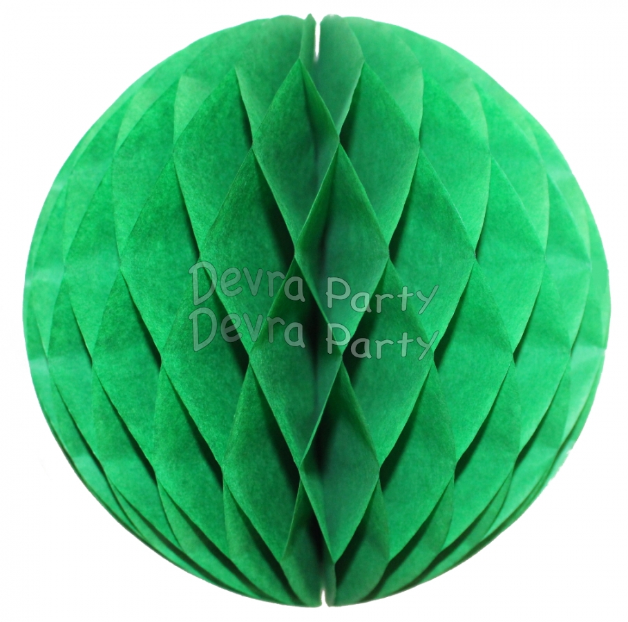 Light Green Tissue Paper Balls (12 pcs) - Click Image to Close