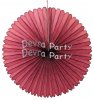 (image for) 27 Inch Maroon Deluxe Fan Decorations (12 pcs)