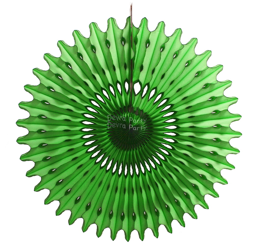 (image for) 26 Inch Tissue Fan Light Green (12 pcs)