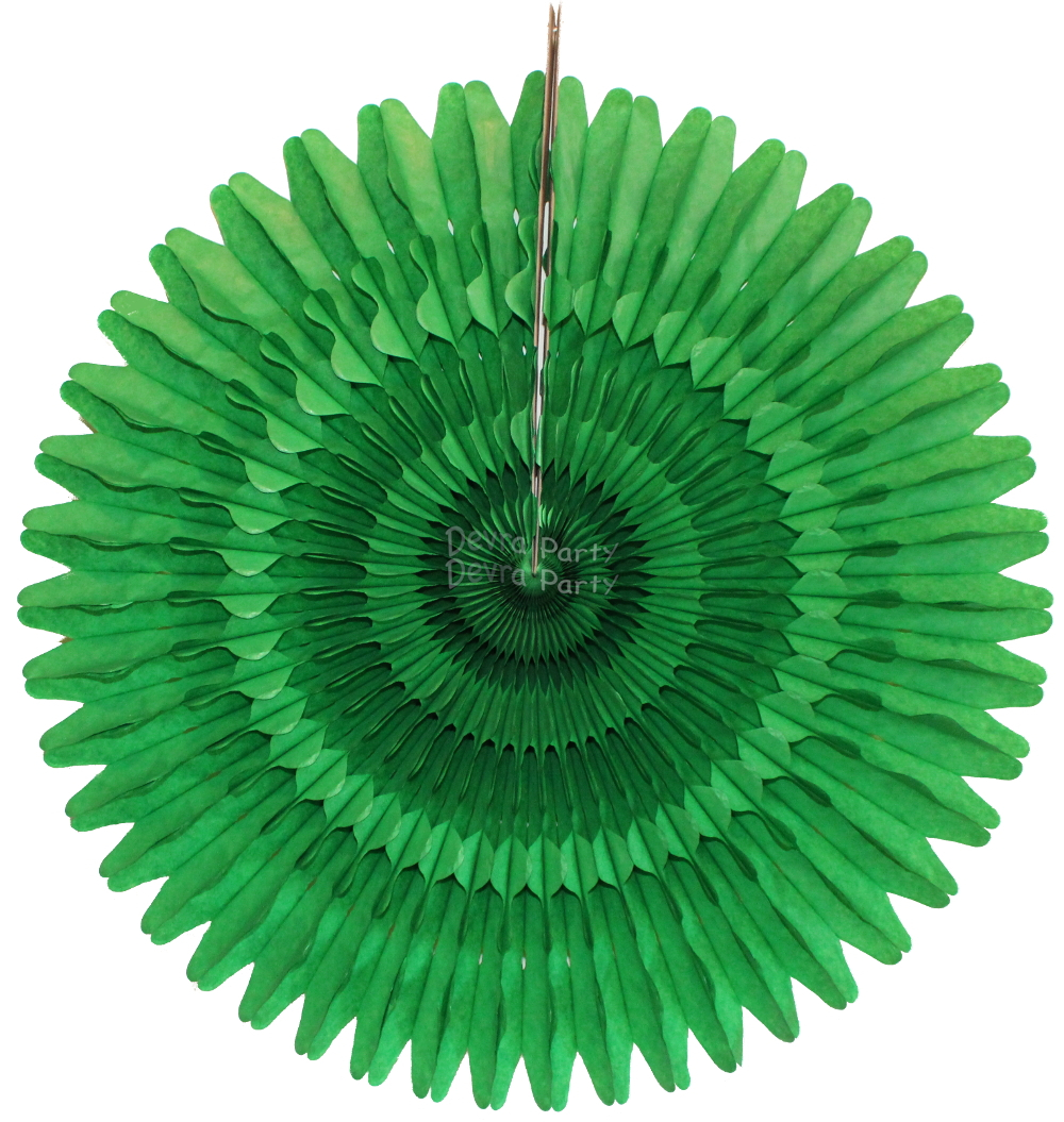(image for) 21 Inch Tissue Fan Light Green (12 pcs)