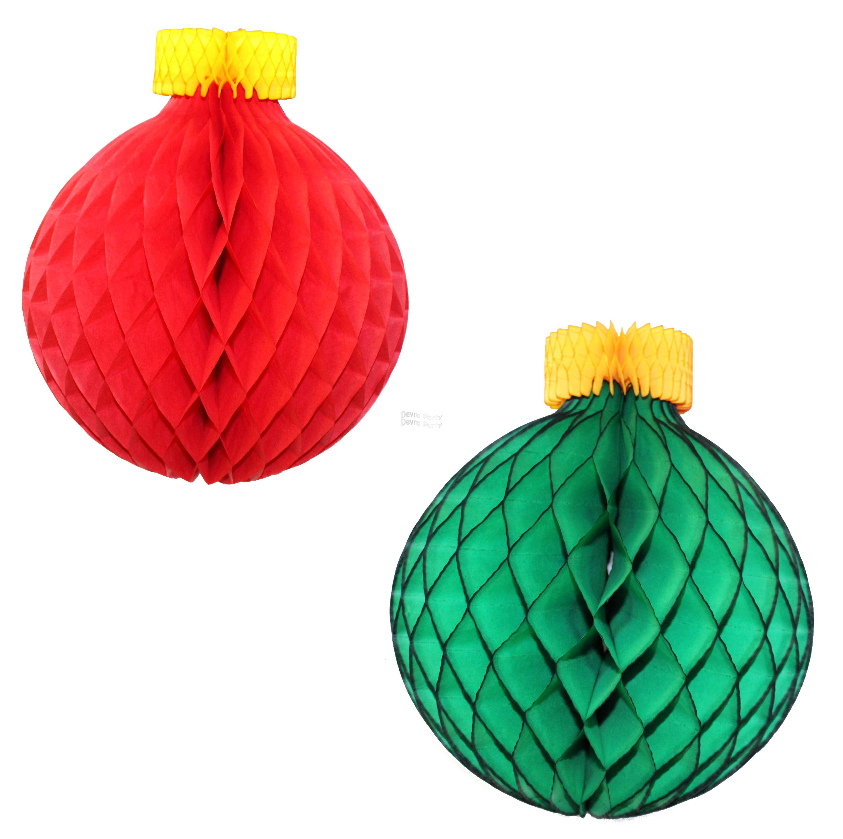 (image for) 19 inch Classic Round Honeycomb Ornament Decoration (6 pcs)