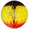 (image for) Fall Themed Honeycomb Ball Decorations (12 Pieces)