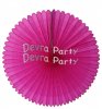 (image for) 13 Inch Fan Decorations Cerise (12 PCS)