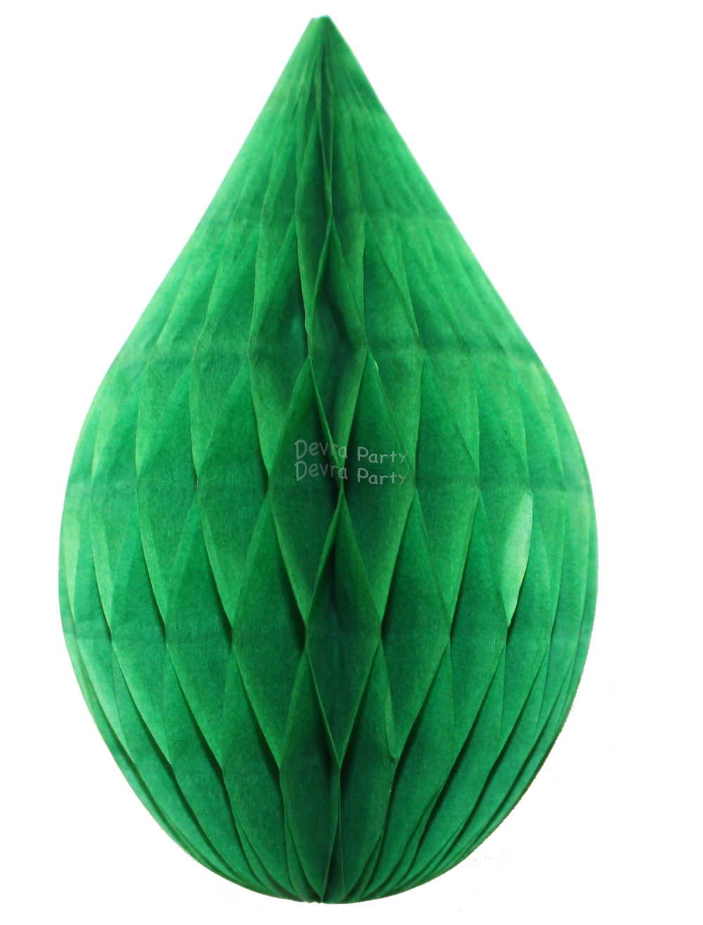 (image for) 5 Inch Light Green Rain Drop Ornament Decoration (12 pcs)