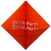 (image for) Orange Hanging Diamond Decoration (12 pcs)