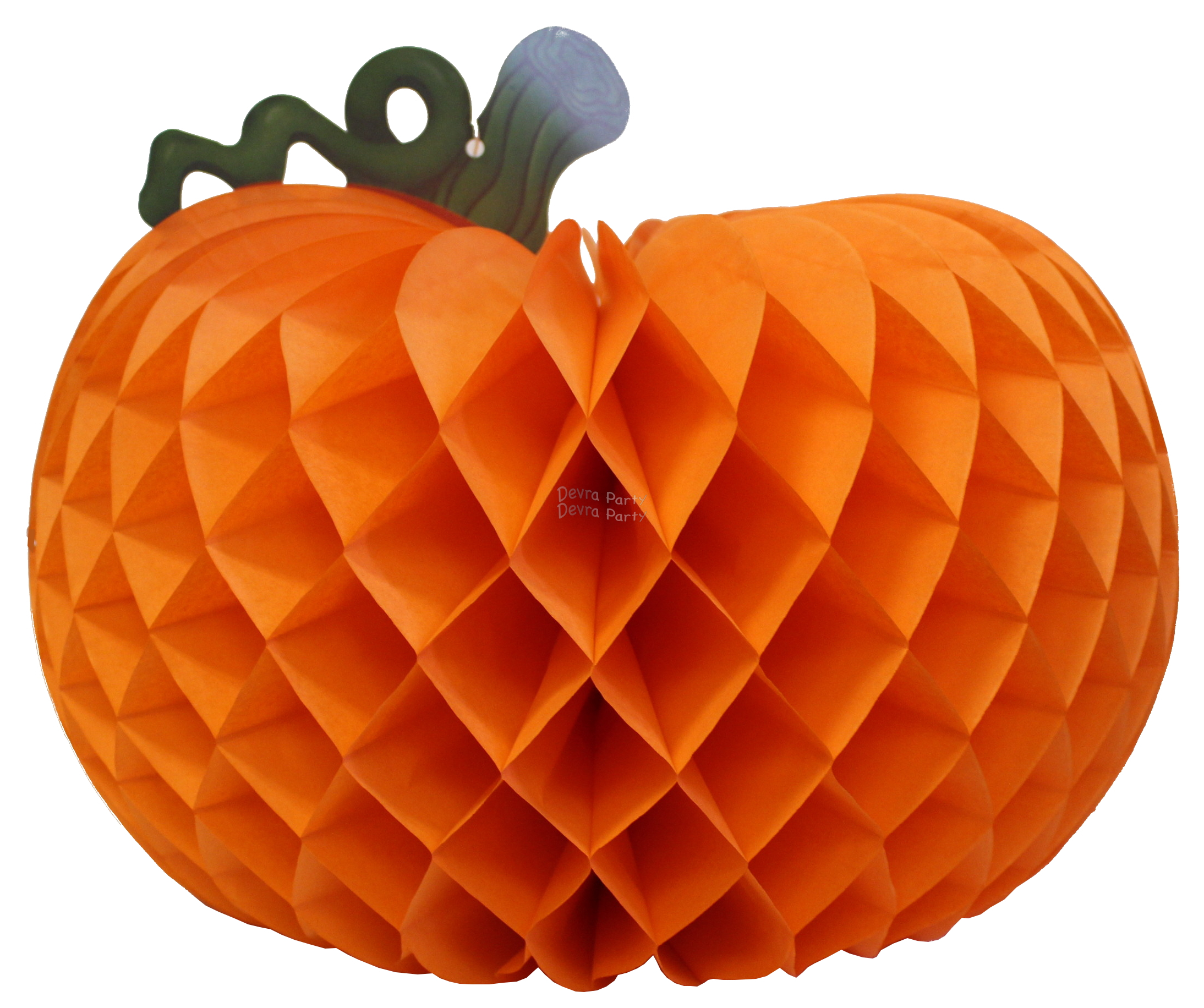 (image for) Tissue Paper Pumpkin Decoration 18 Inch (6 pcs)