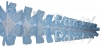 12 Foot Light Blue Spider Fringe Garland (12 pcs)