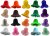 15 Inch Honeycomb Paper Bell Solid Colors (12 pcs)