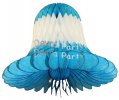 (image for) Turquoise White Bell Decoration (12 Pieces)