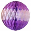 (image for) Lilac/White Paper Balls (12 pcs)