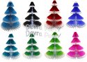 (image for) 12 Inch Honeycomb Tissue Paper Frosted Tree (12 pcs) -ALL COLORS