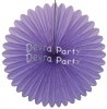 (image for) 27 Inch Lavender Tissue Paper Deluxe Fan (12 pcs)