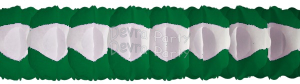 (image for) 12 Foot Light Green Oval Garland (12 pcs)