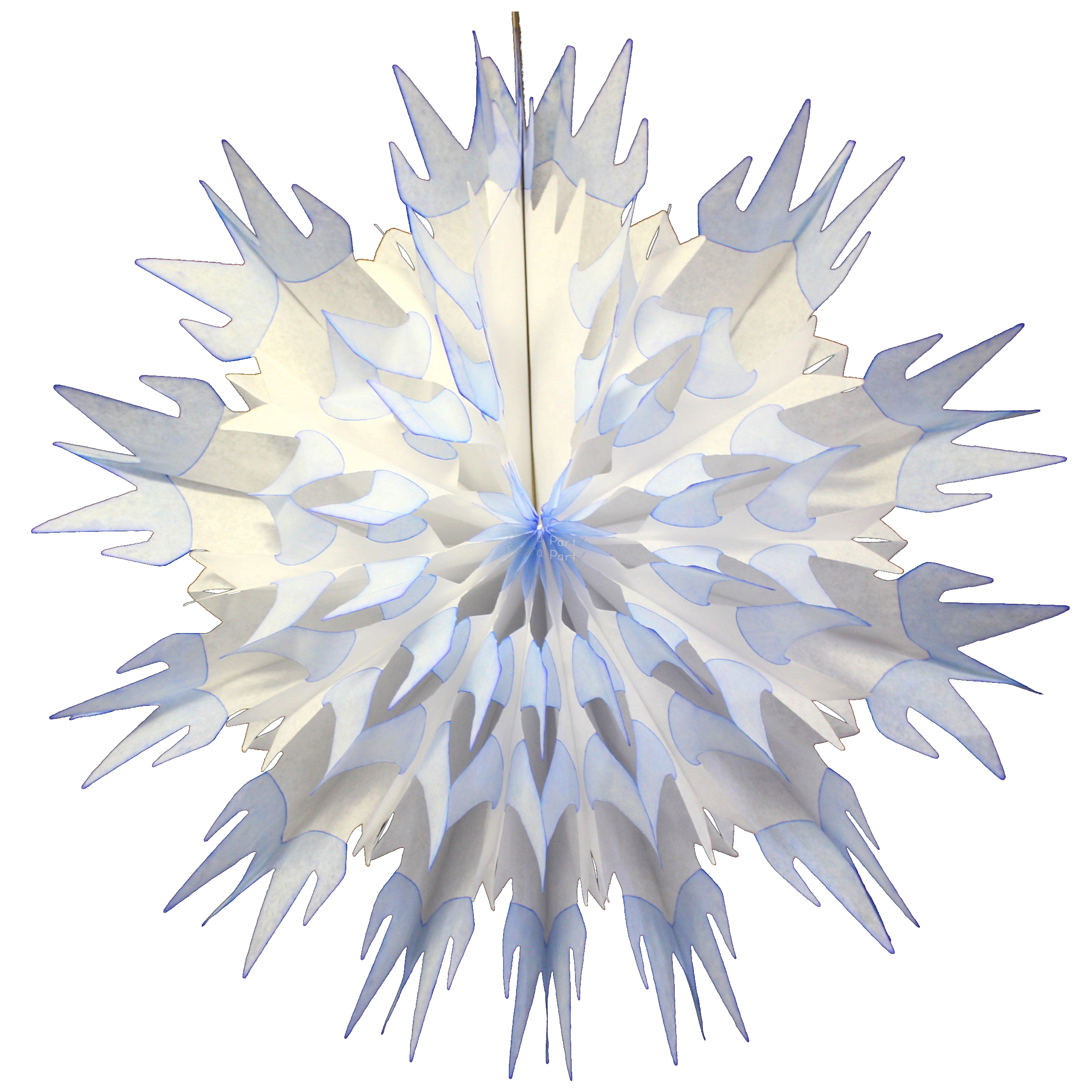 (image for) 27 Inch Tissue Paper Snowflake Decoration (12 pcs)