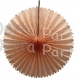 13 Inch Fan Decorations Peach - Vintage (12 PCS)