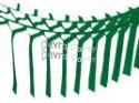 (image for) Dark Green Streamer Garland Decoration (12 pcs)