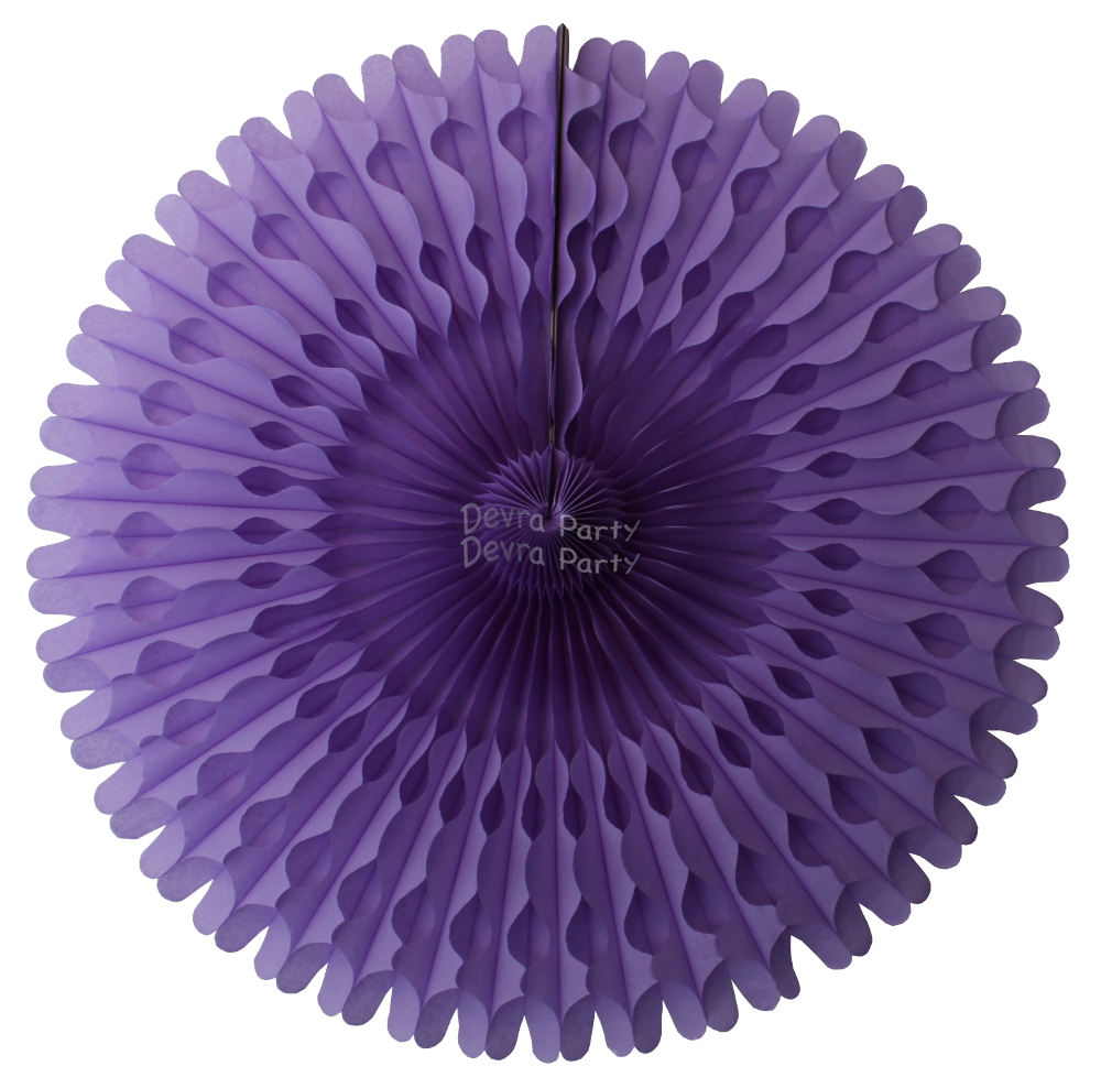 (image for) 26 Inch Tissue Fan Lavender (12 pcs)