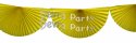 (image for) Yellow 10 Foot Bunting Fan Garland (12 pcs)