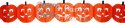 (image for) 12 Foot Tissue Paper Pumpkin Garland (6 pcs)