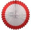 (image for) 27 Inch Deluxe Fan Red White (12 pcs)