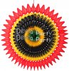 (image for) Kwanzaa 21 Inch Tissue Fan (12 pieces)