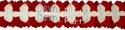 (image for) 12 Foot Cross Garland Decoration - Red & White (12 pcs)
