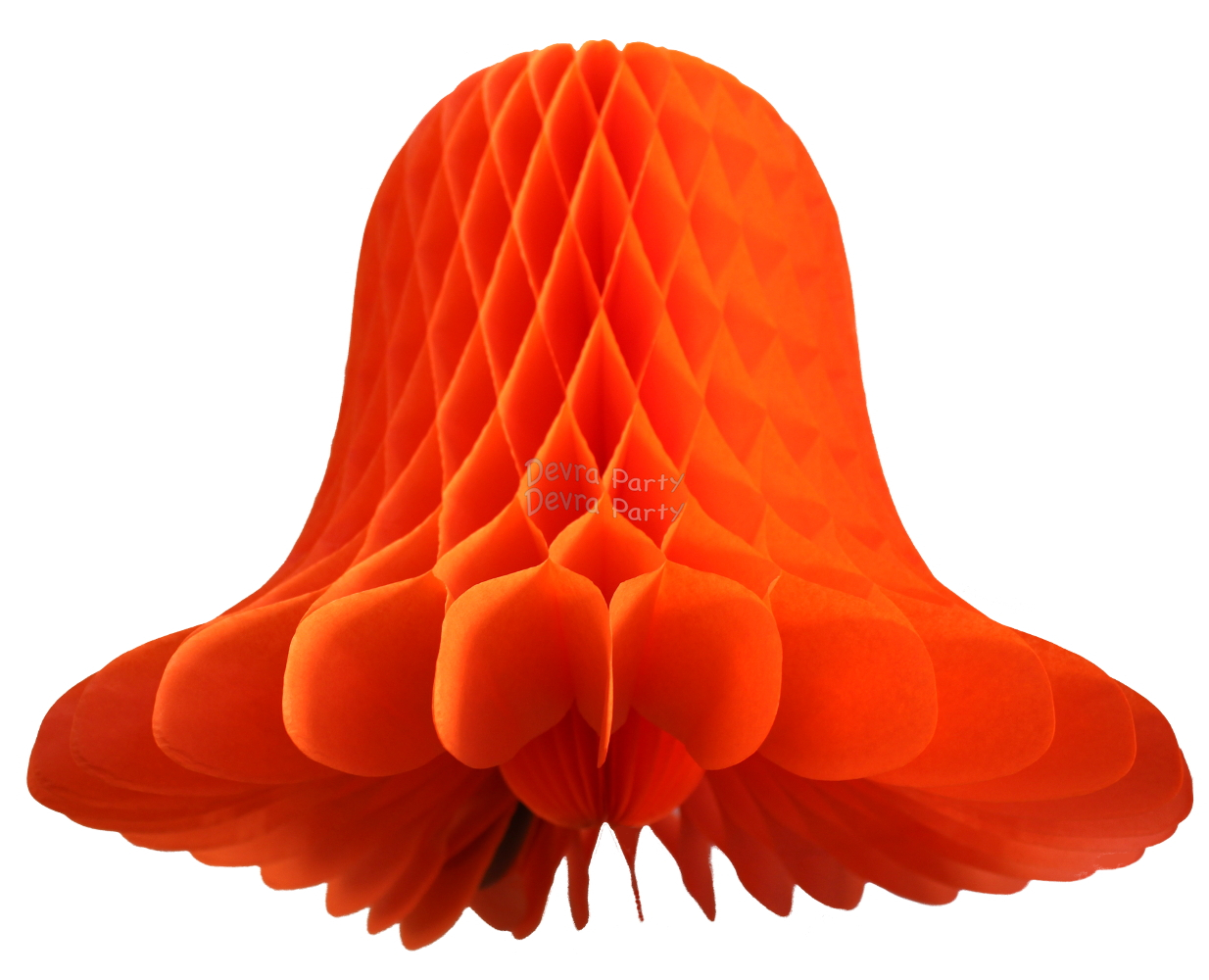 (image for) Orange Honeycomb Bells (12 Pieces)
