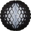 (image for) 8 Inch Puff Ball Black and White (12 pcs)