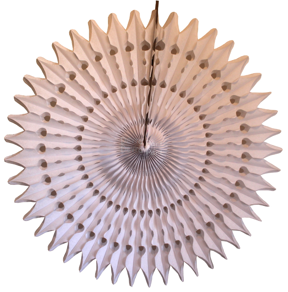 (image for) 21 Inch Tissue Fan White (12 pcs)
